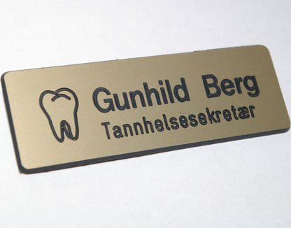Navneskilt i plast, type B, bilde 2