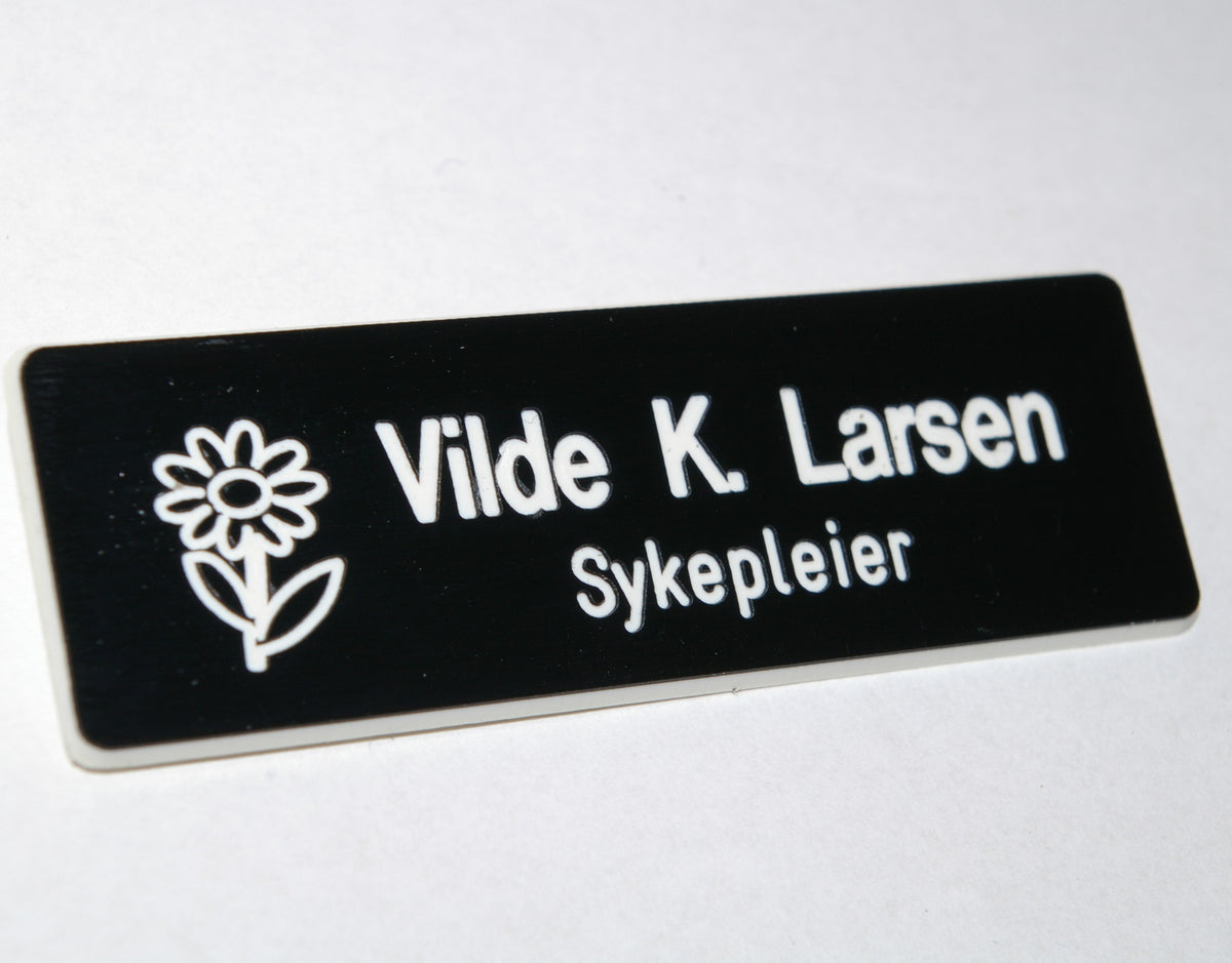 Navneskilt i plast, type B, bilde 4