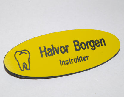 Navneskilt i plast, type C, bilde 7