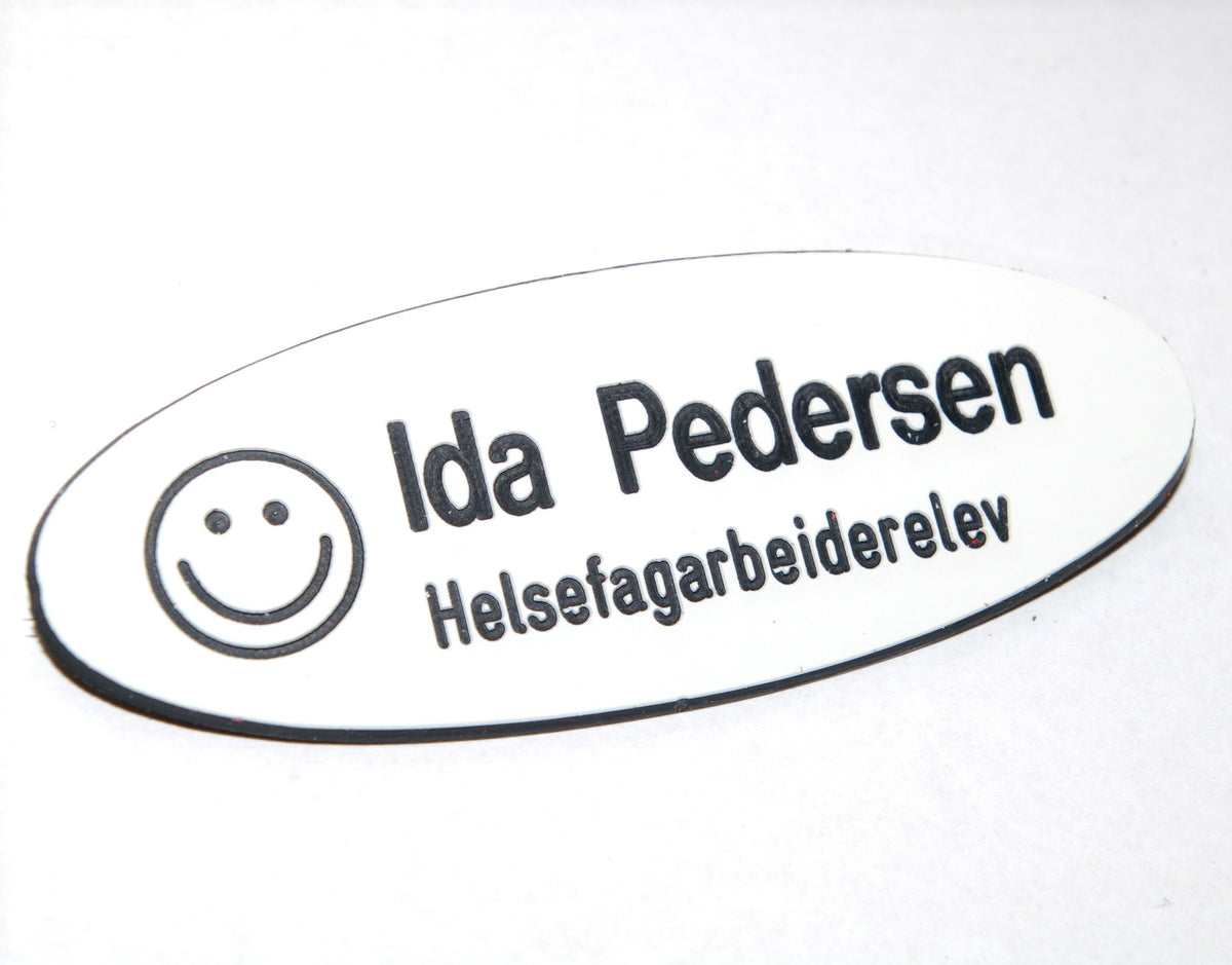 Navneskilt i plast, type C, bilde 10