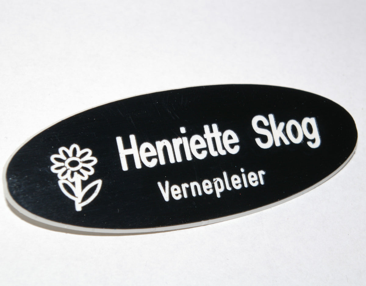 Navneskilt i plast, type C, bilde 3