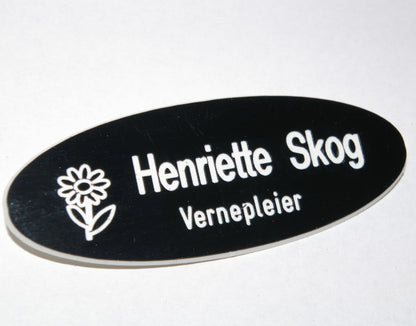 Navneskilt i plast, type C, bilde 3