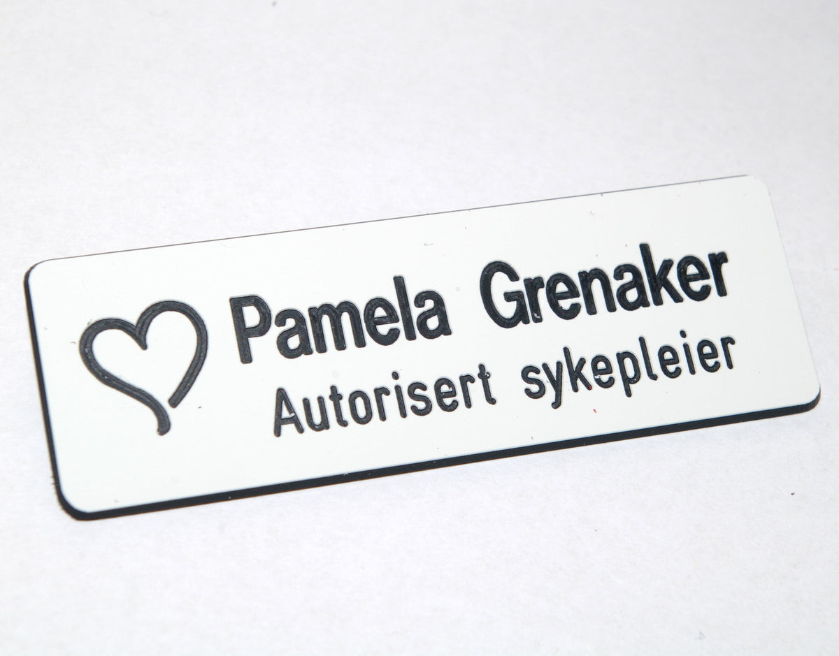 Navneskilt i plast, type E, bilde 7