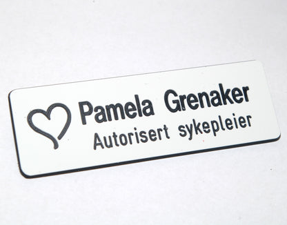 Navneskilt i plast, type E, bilde 7