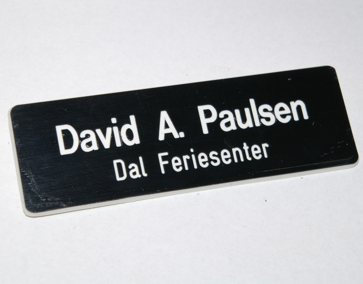 Navneskilt i plast, type E, bilde 3