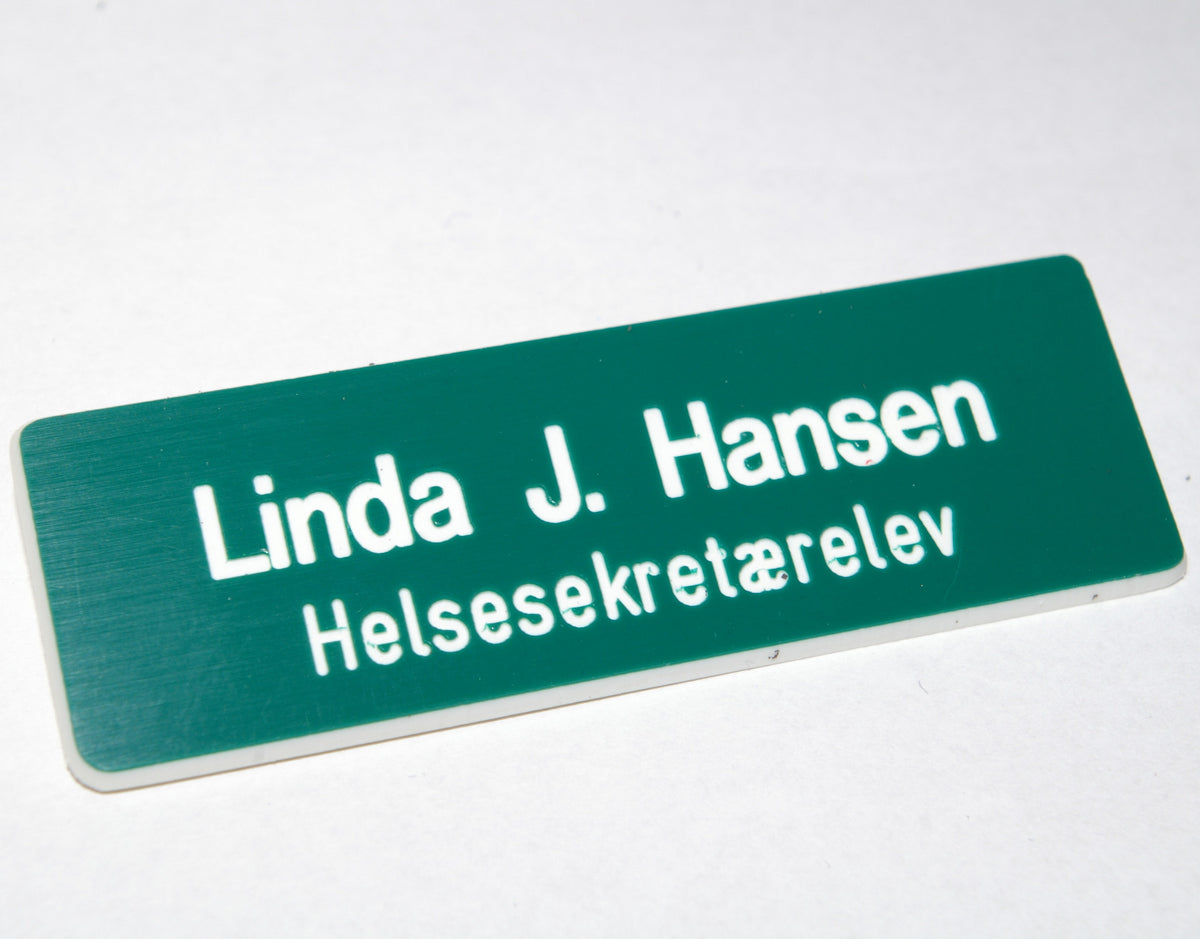 Navneskilt i plast, type B, bilde 7