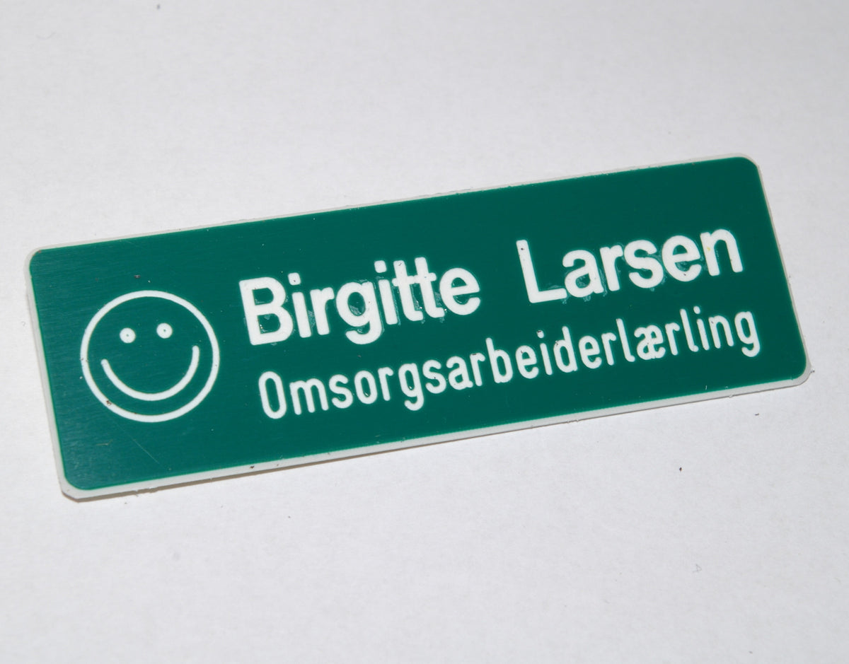 Navneskilt i plast, type E, bilde 8