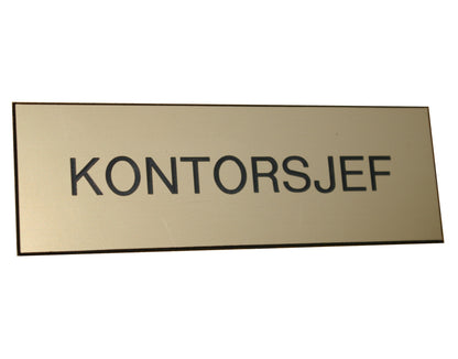 Dørskilt i plastlaminat, bilde 2