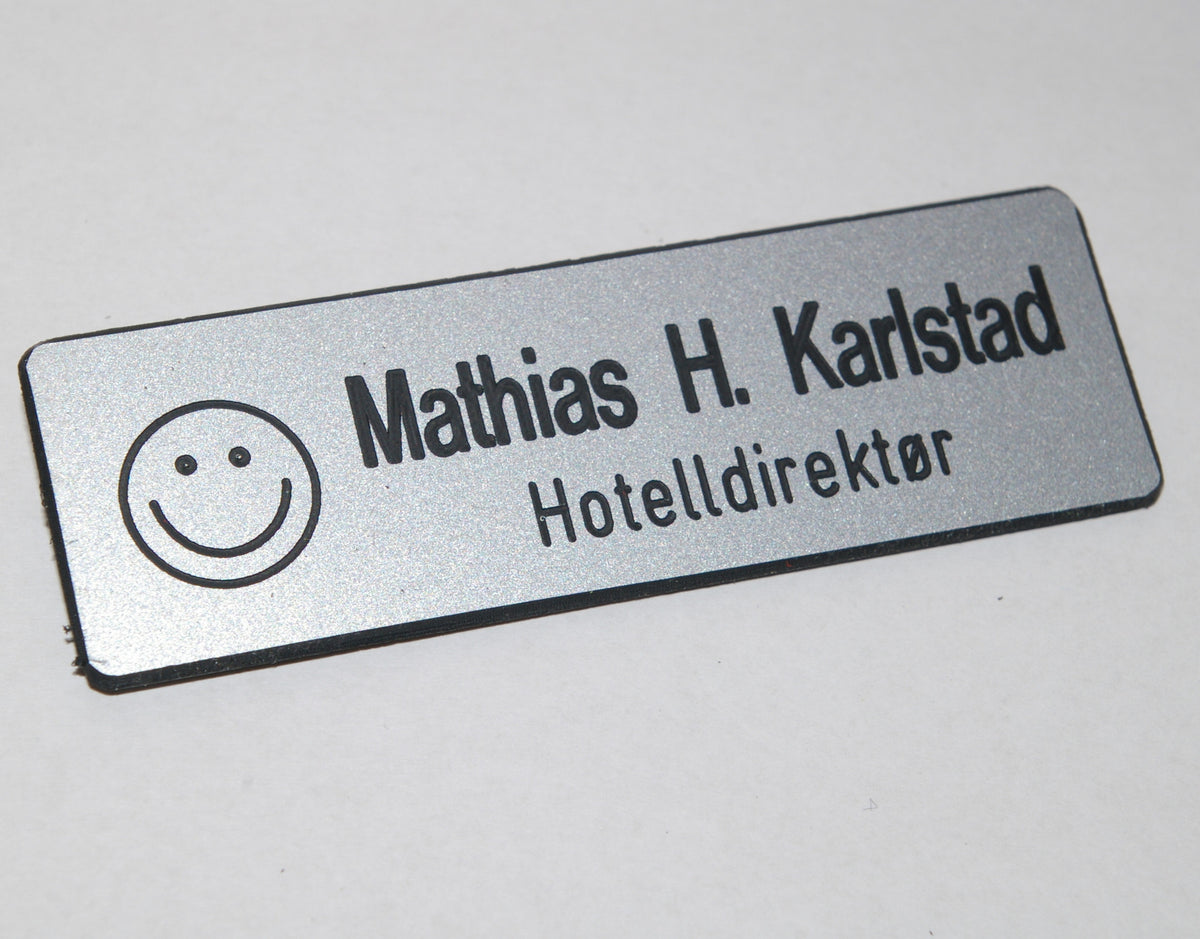 Navneskilt i plast, type E, bilde 9