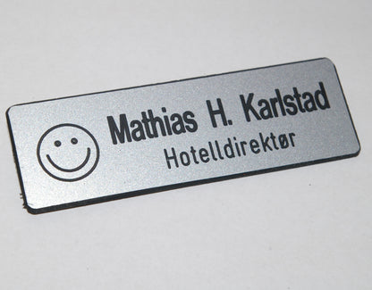 Navneskilt i plast, type E, bilde 9