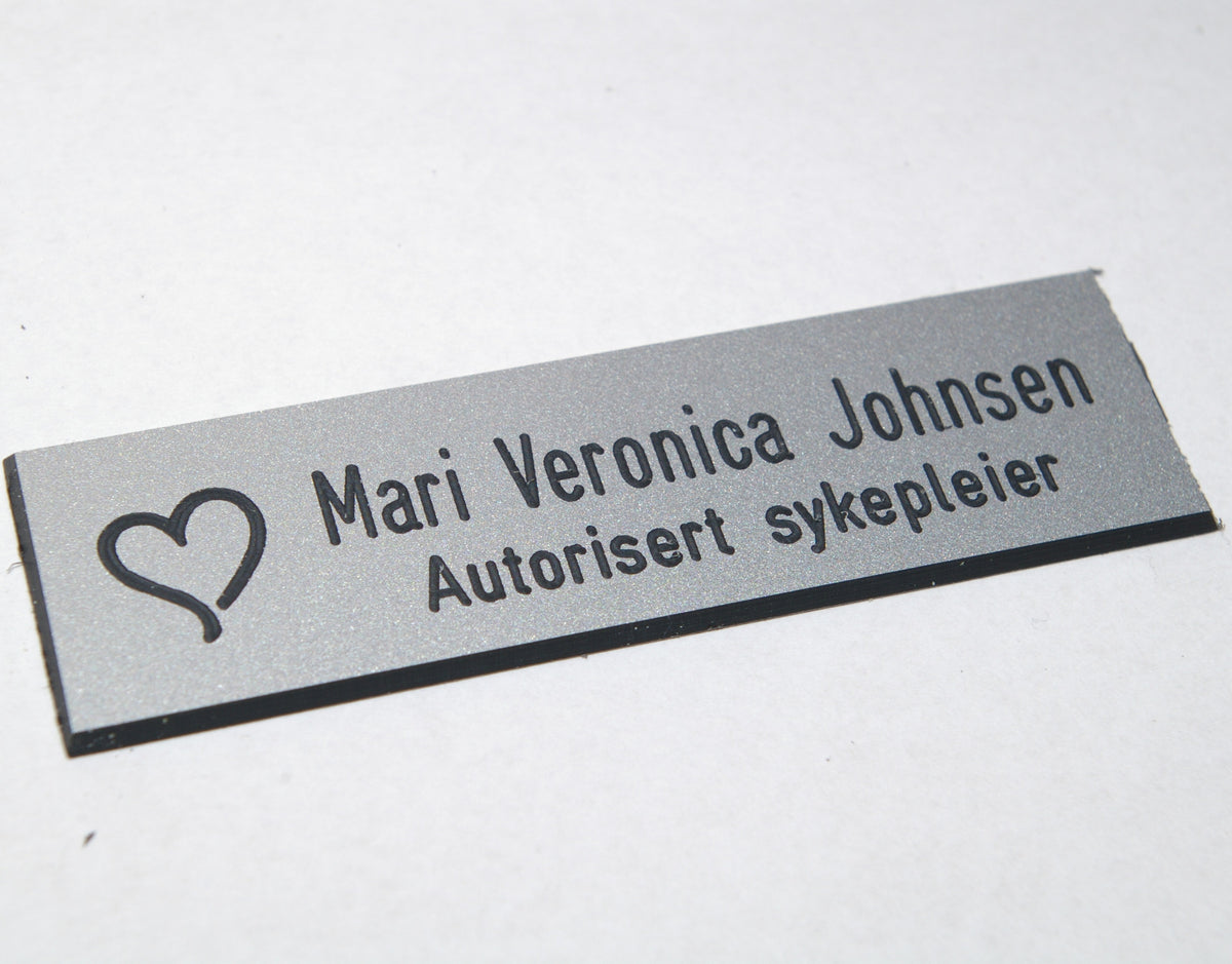 Navneskilt i plast, type A, bilde 5