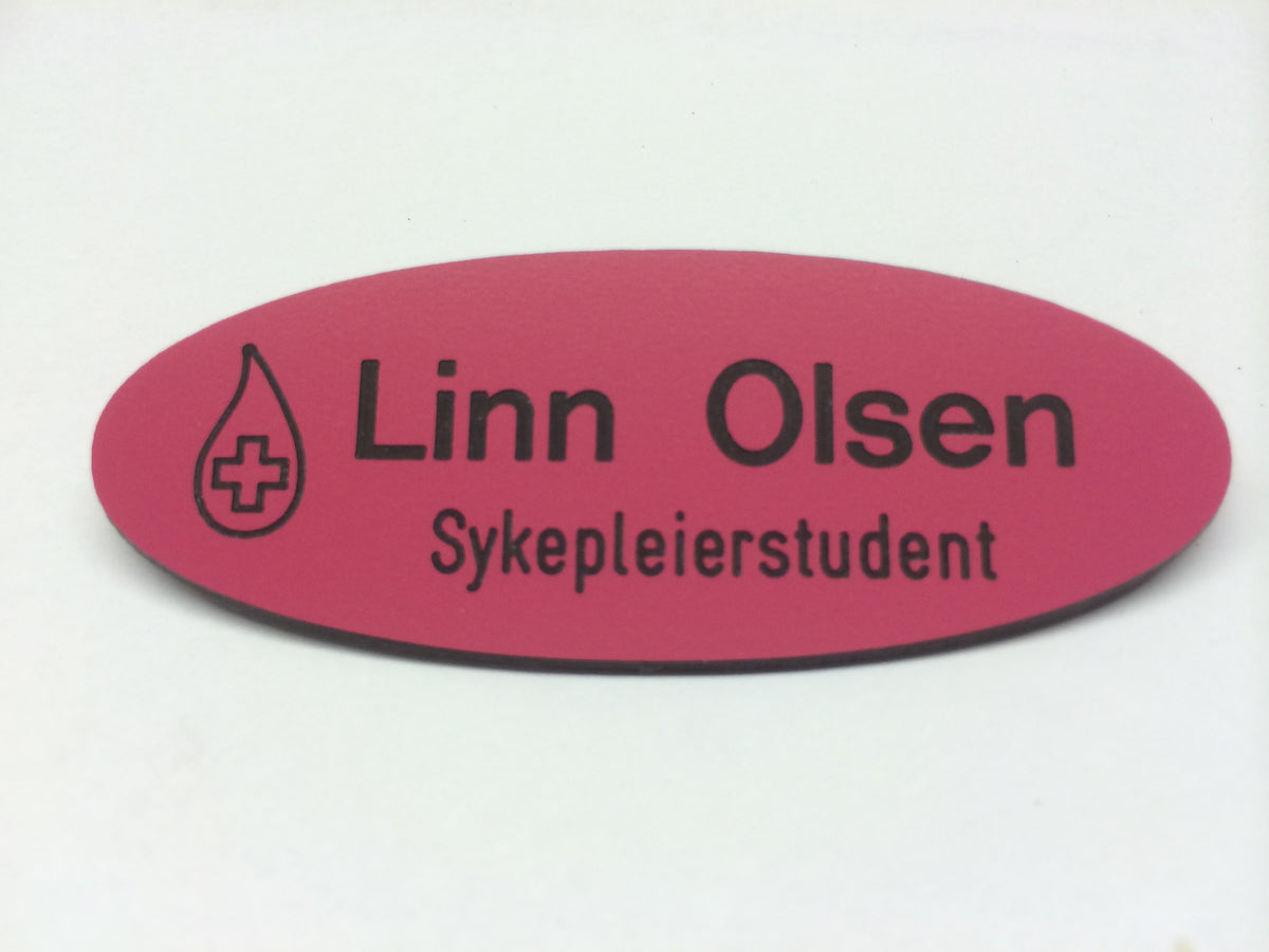 Navneskilt i plast, type C, bilde 13