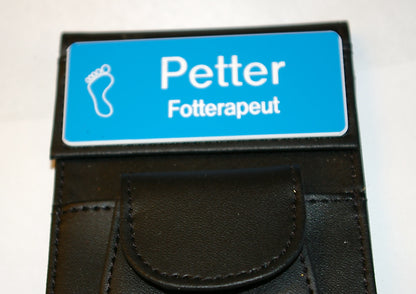 Navneskilt i plast til skinnmappe, bilde 16