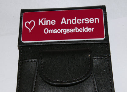 Navneskilt i plast til skinnmappe, bilde 17